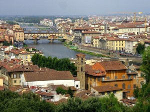 Herrlicher Ausblick über Florenz.