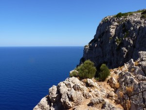 Die Klippenstraße der Serra de Tramuntana.