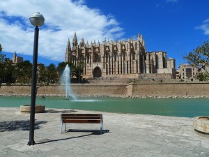 Die Kathedrale von Palma der Mallorca.