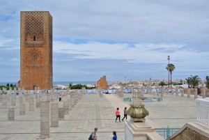 Alte Ruinen in der marokkanischen Hauptstadt Rabat.