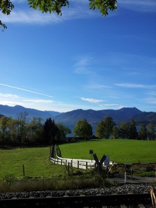 Beeindruckende Landschaft am Tegernsee.