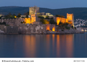 Die sehenswerte Burg von Bodrum.