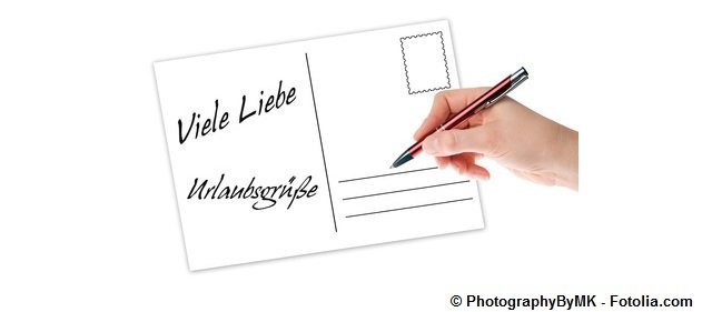 Postkarte Schreiben Individuelle Grusskarten Vom Urlaub