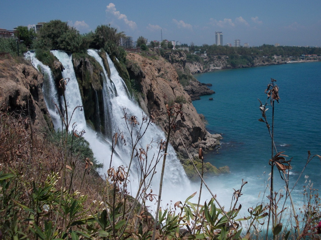 Der Wasserfall in Antalya.