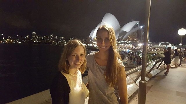 2. Tag Opera House by night mit Svenja
